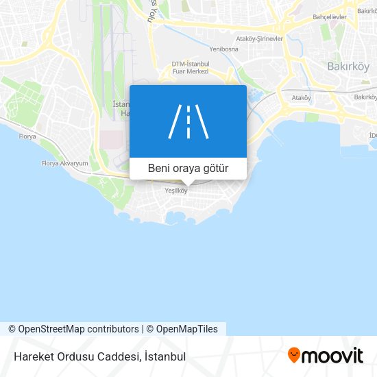 Hareket Ordusu Caddesi harita