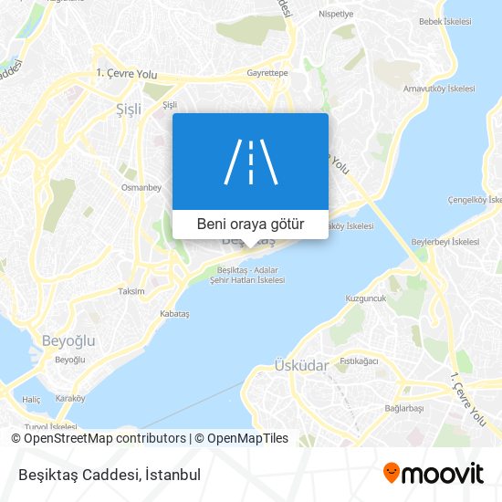 Beşiktaş Caddesi harita