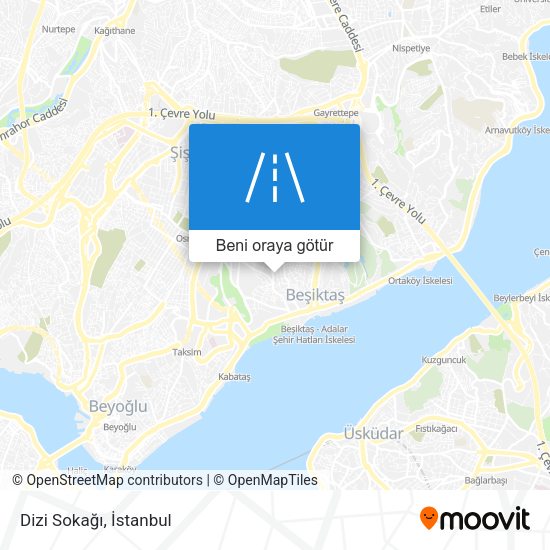 Dizi Sokağı harita