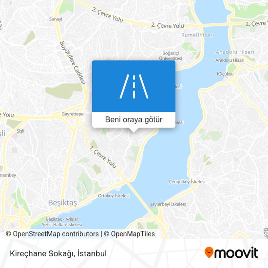 Kireçhane Sokağı harita