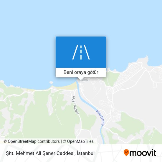 Şht. Mehmet Ali Şener Caddesi harita