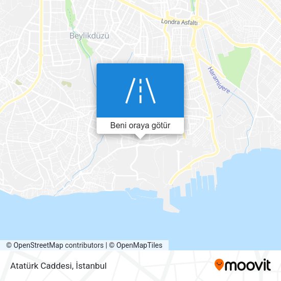 Atatürk Caddesi harita