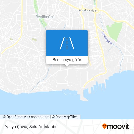 Yahya Çavuş Sokağı harita