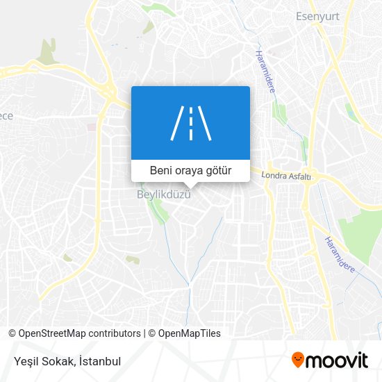 Yeşil Sokak harita