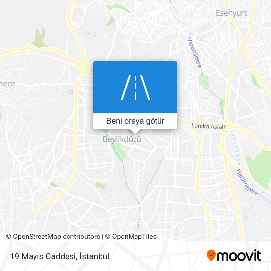 19 Mayıs Caddesi harita