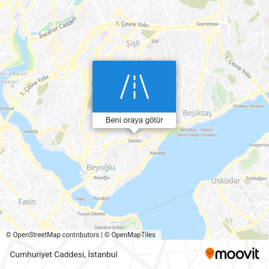 Cumhuriyet Caddesi harita