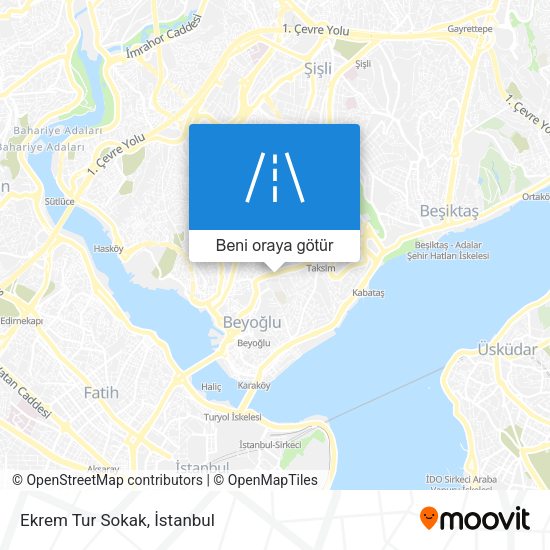 Ekrem Tur Sokak harita