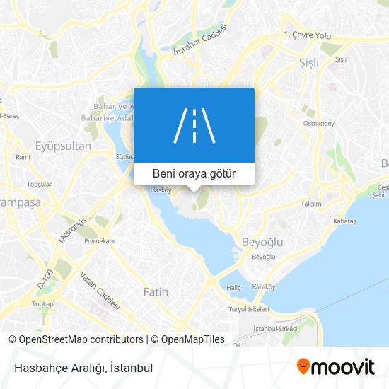 Hasbahçe Aralığı harita