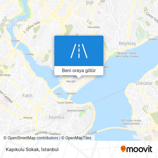Kapıkulu Sokak harita
