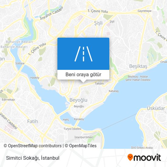 Simitci Sokağı harita