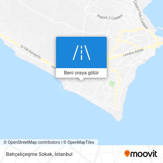 Bahçeliçeşme Sokak harita