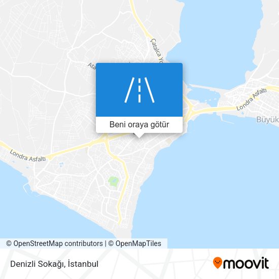 Denizli Sokağı harita