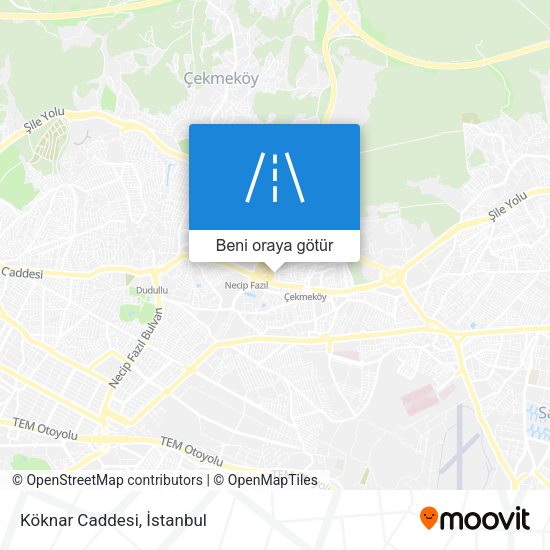 Köknar Caddesi harita