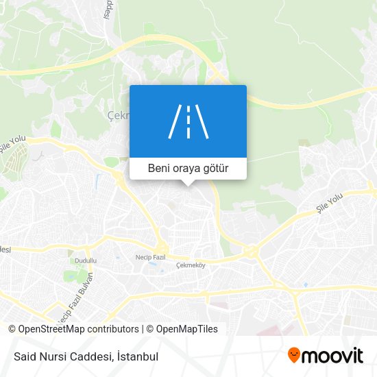 Said Nursi Caddesi harita