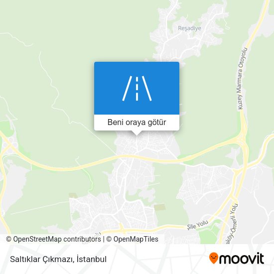 Saltıklar Çıkmazı harita