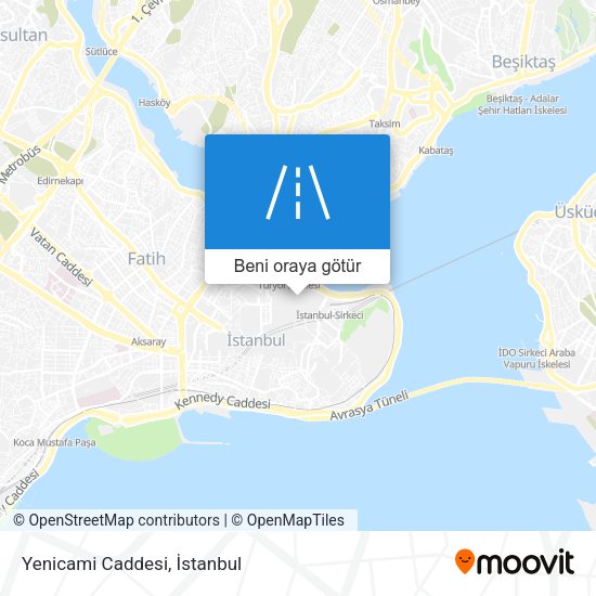 Yenicami Caddesi harita