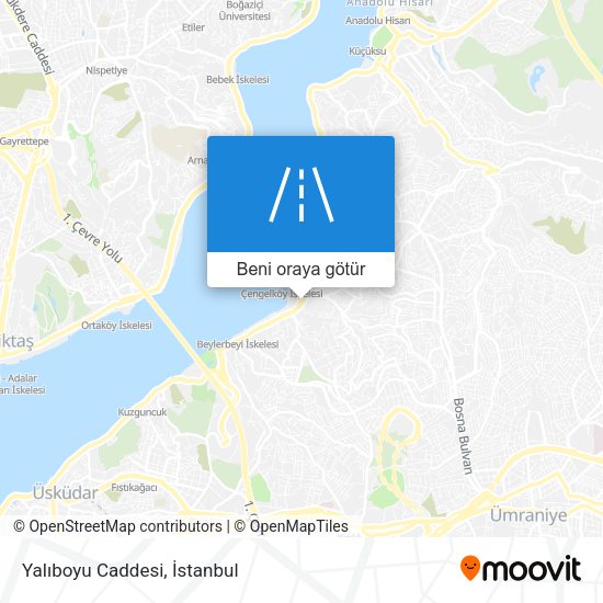 Yalıboyu Caddesi harita