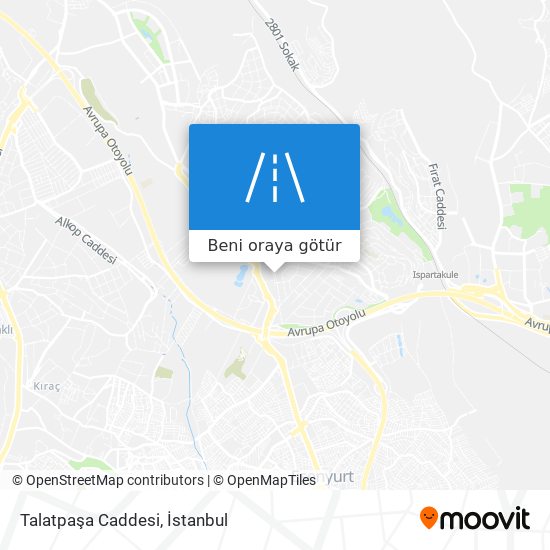 Talatpaşa Caddesi harita