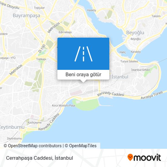 Cerrahpaşa Caddesi harita