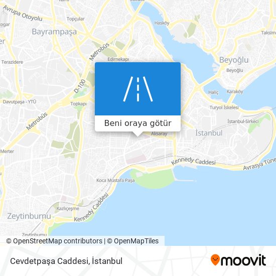 Cevdetpaşa Caddesi harita