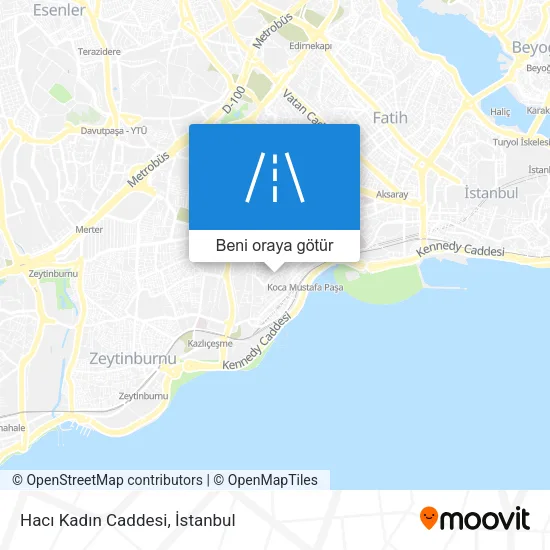 Hacı Kadın Caddesi harita
