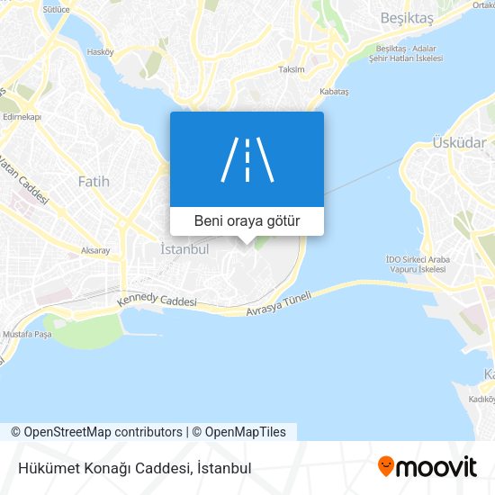 Hükümet Konağı Caddesi harita