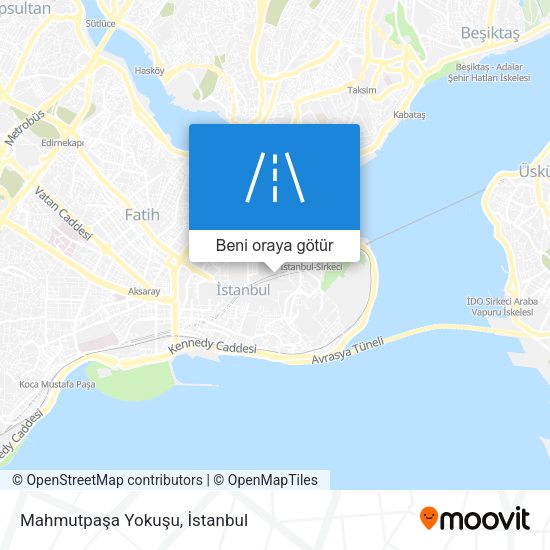 Mahmutpaşa Yokuşu harita