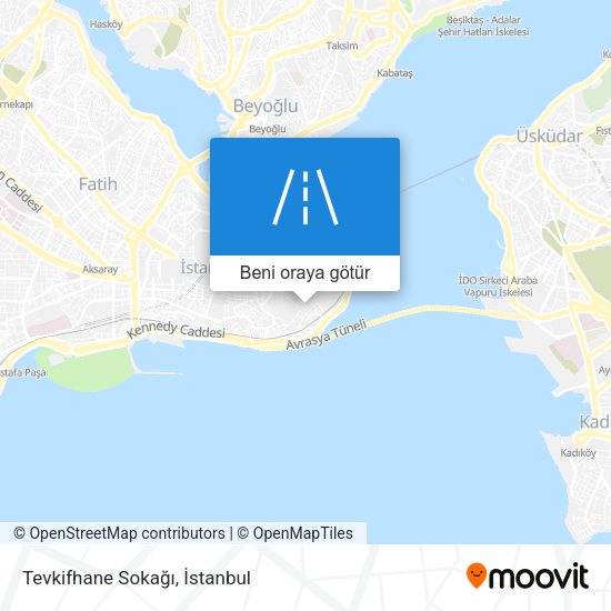 Tevkifhane Sokağı harita