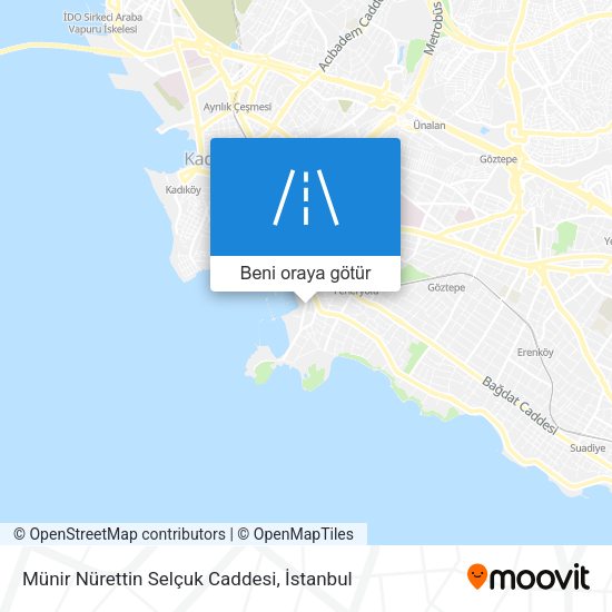 Münir Nürettin Selçuk Caddesi harita