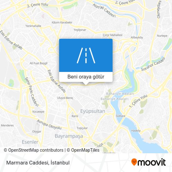 Marmara Caddesi harita