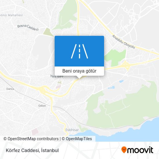 Körfez Caddesi harita
