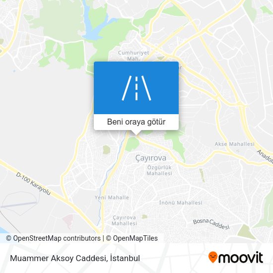 Muammer Aksoy Caddesi harita