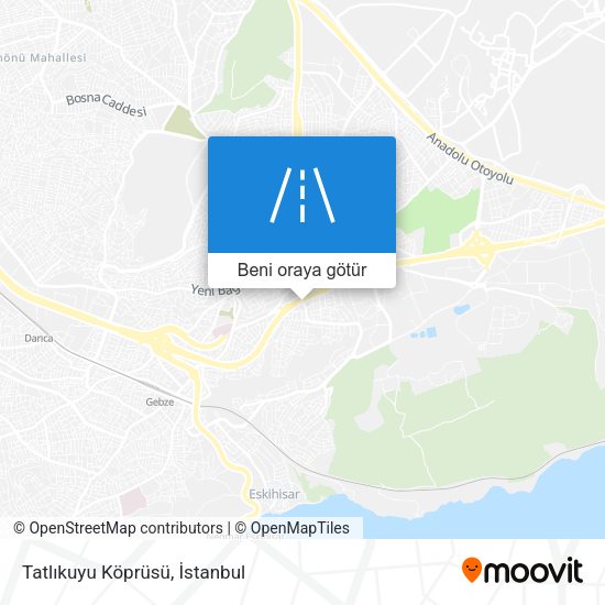 Tatlıkuyu Köprüsü harita