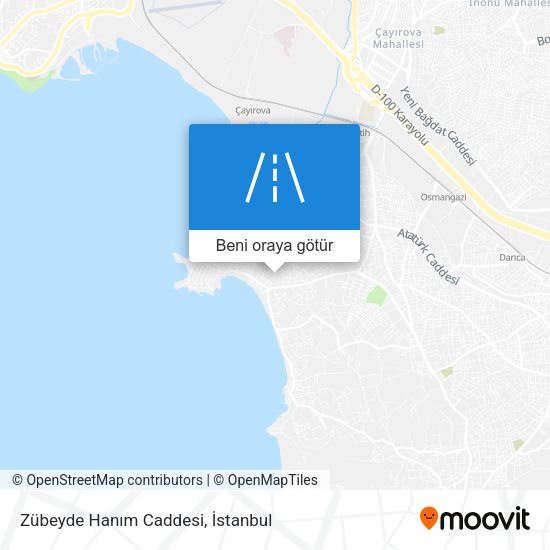 Zübeyde Hanım Caddesi harita