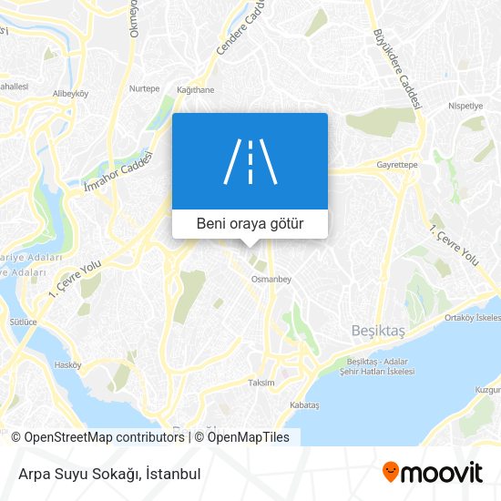 Arpa Suyu Sokağı harita
