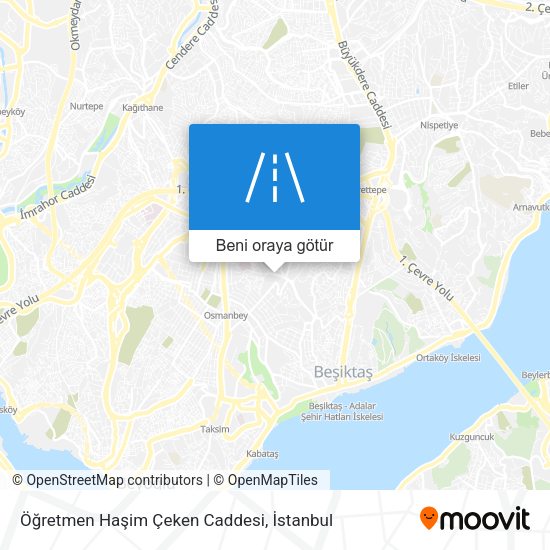 Öğretmen Haşim Çeken Caddesi harita