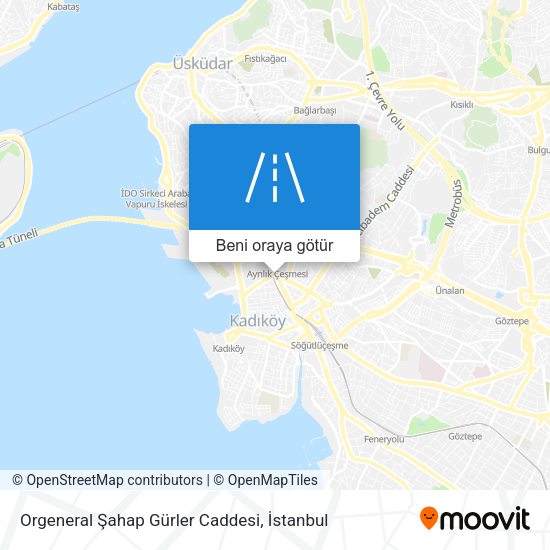 Orgeneral Şahap Gürler Caddesi harita