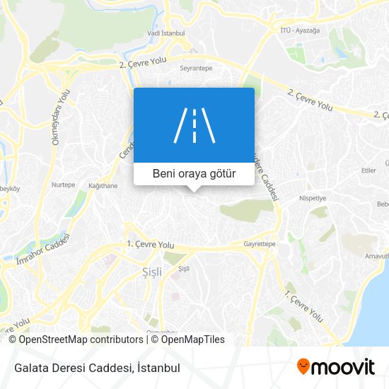 Galata Deresi Caddesi harita