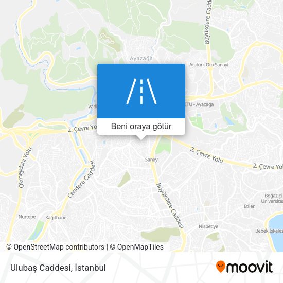 Ulubaş Caddesi harita