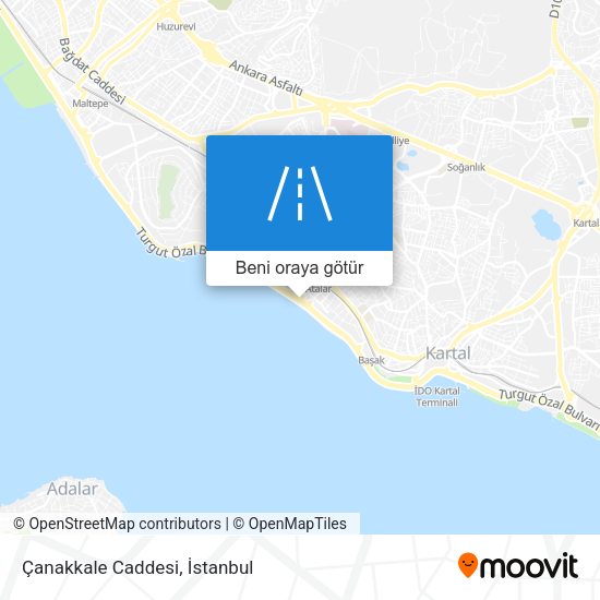 Çanakkale Caddesi harita