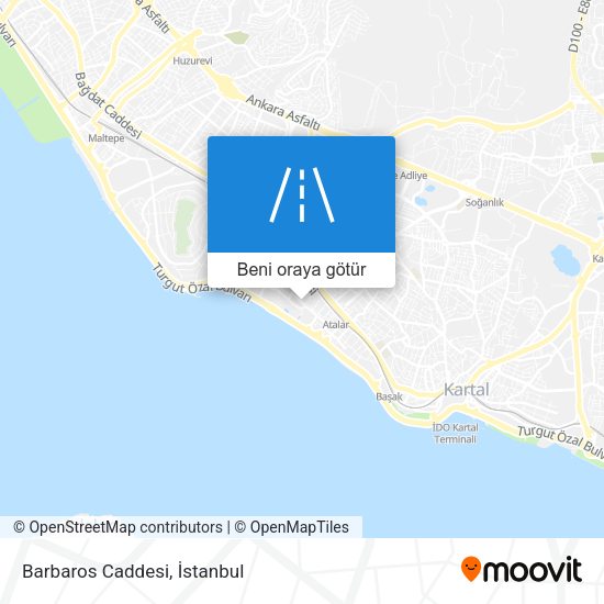 Barbaros Caddesi harita