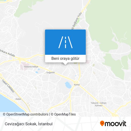Cevizağacı Sokak harita