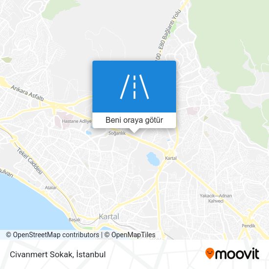 Civanmert Sokak harita