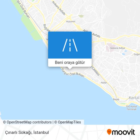 Çınarlı Sokağı harita