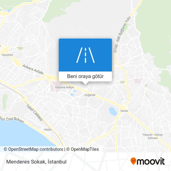 Menderes Sokak harita