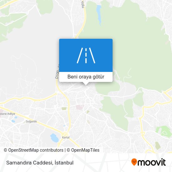 Samandıra Caddesi harita
