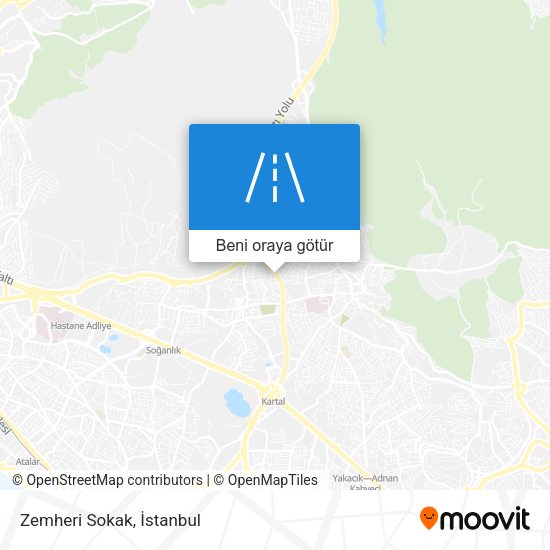 Zemheri Sokak harita