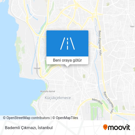 Bademli Çıkmazı harita