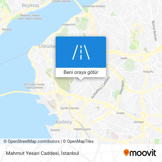 Mahmut Yesari Caddesi harita