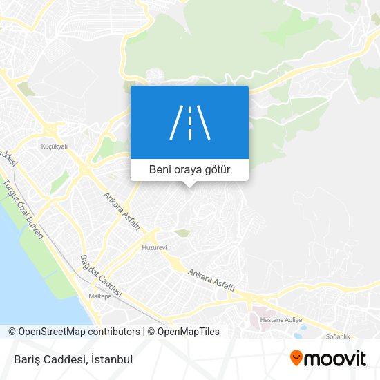 Bariş Caddesi harita